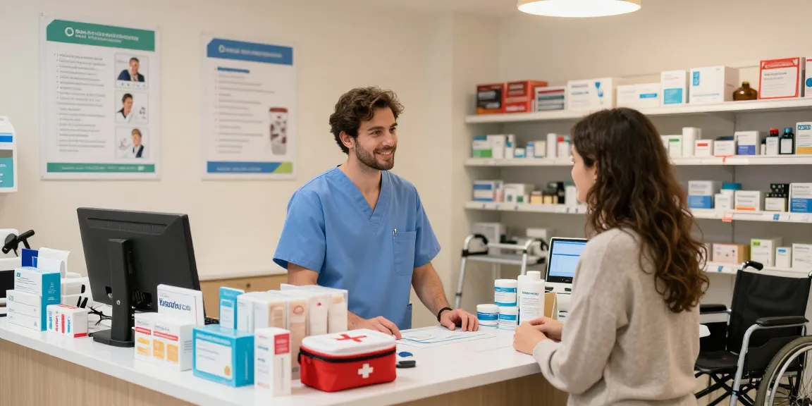 Medical supply store offering a wide range of healthcare products and personalized service in a welcoming environment.
